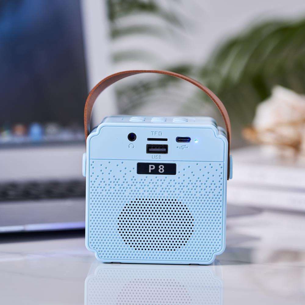 Portable Home Wireless Karaoke Sound System with RGB LED Lighting Mini Family KTV Set Including Microphone for Outdoor Singing - Image 2