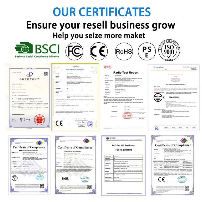 Factory Wholesale Karaoke Aluminium Alloy Wireless Mic Handheld Portable Cordless BT Microphone Mike Speaker - Image 5