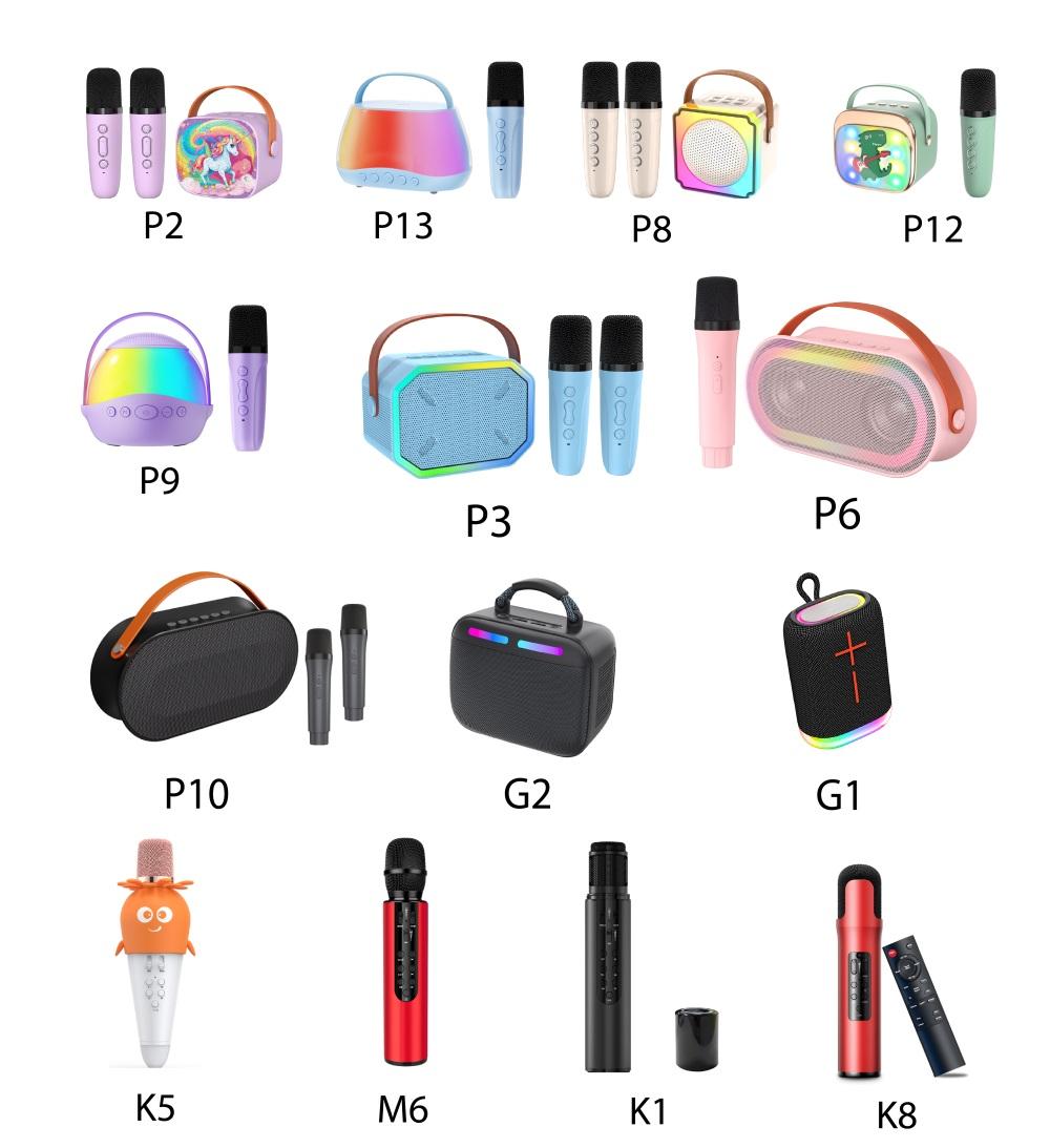 Learning Machine Sound Micro Toys for Kids Wireless Karaoke Spring That Have Children Microphone Speakers and 2 Mike - Image 3