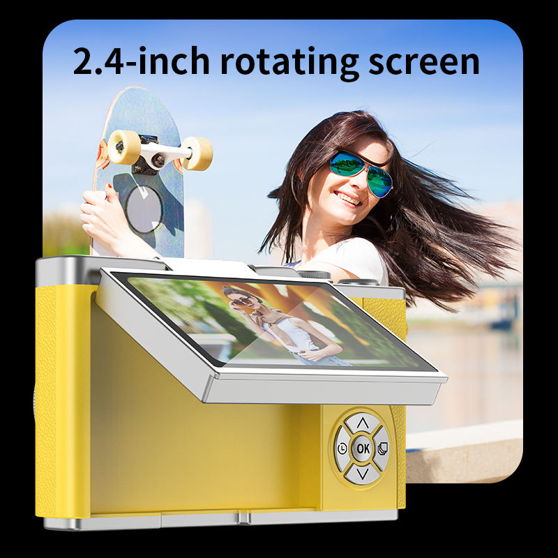 LK007 Portable Kids Travel Camera - 4K HD & 180° Rotatable Screen - Image 6