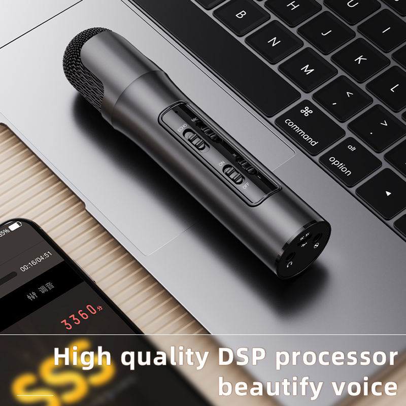 Portable Audio Video Recording Mini Mic Wireless Karaoke Microphone for Mobile iPhone Karaoke Broadcast - Image 3