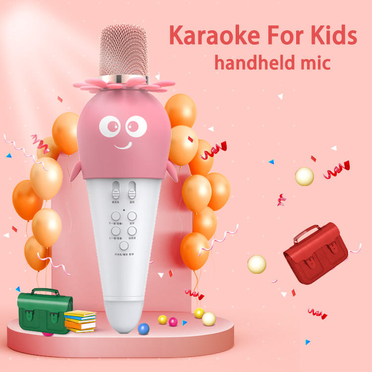 K5 Karaoke Microphone with Built in Speaker and LED Light for Birthday Gifts or School Presentations - Image 3