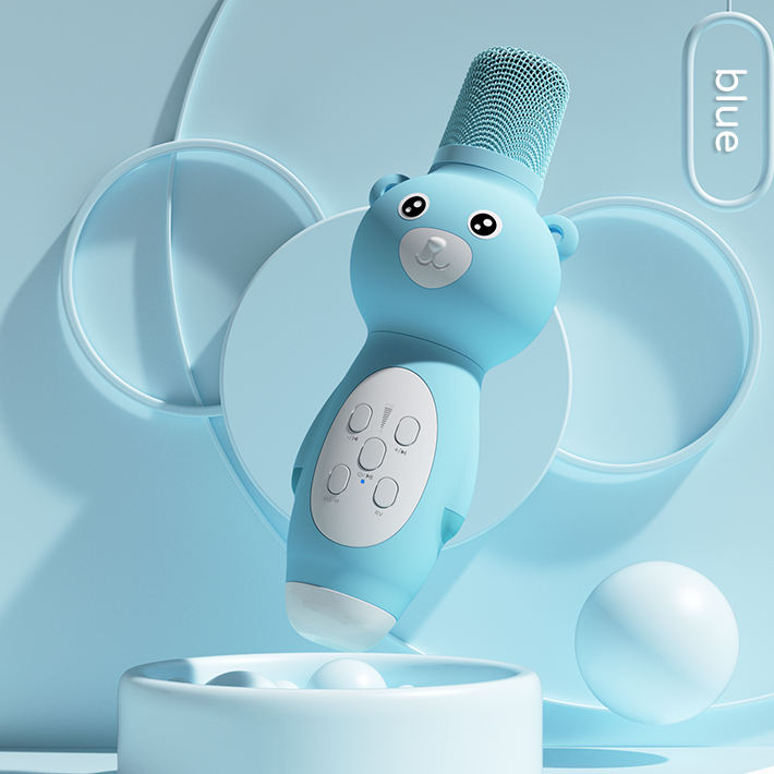 Hot Selling Children's for Bluetooth Karaoke Singing Machine Toy Early Education Microphone for Babies Omni-Directional Pattern - Image 2