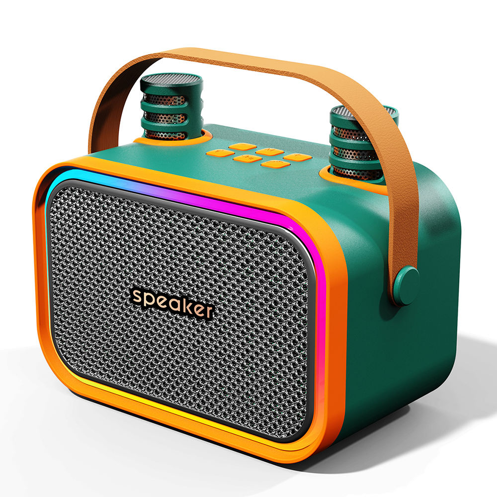 3-in-1 Active Wireless Audio Sound Equipment Handheld KTV Karaoke Camping System with Mic and Music Player for Clubs & Parties - Image 2