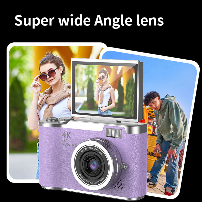 LK007 Portable Kids Travel Camera - 4K HD & 180° Rotatable Screen - Image 4