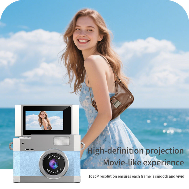 LK026 Thumb Foldable Screen Camera Retro Mini Digital Camera Nano Pocket Camcorder 720P HD Video Vlogging Kids Travel CMOS - Image 2