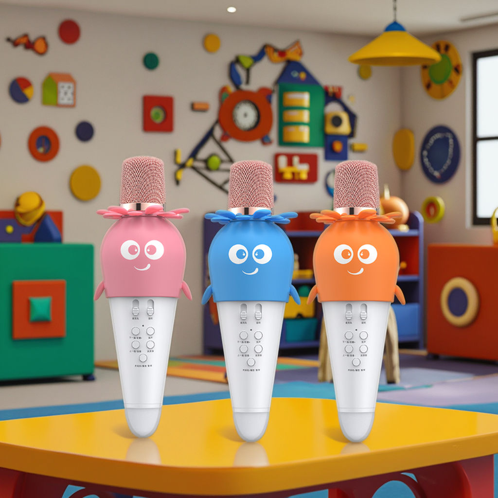 4-Channel Ams Audio Mipro Kid's Wireless Karaoke Microphone Portable 3-in-1 Handheld Mic Speaker with Type C Connector - Image 2