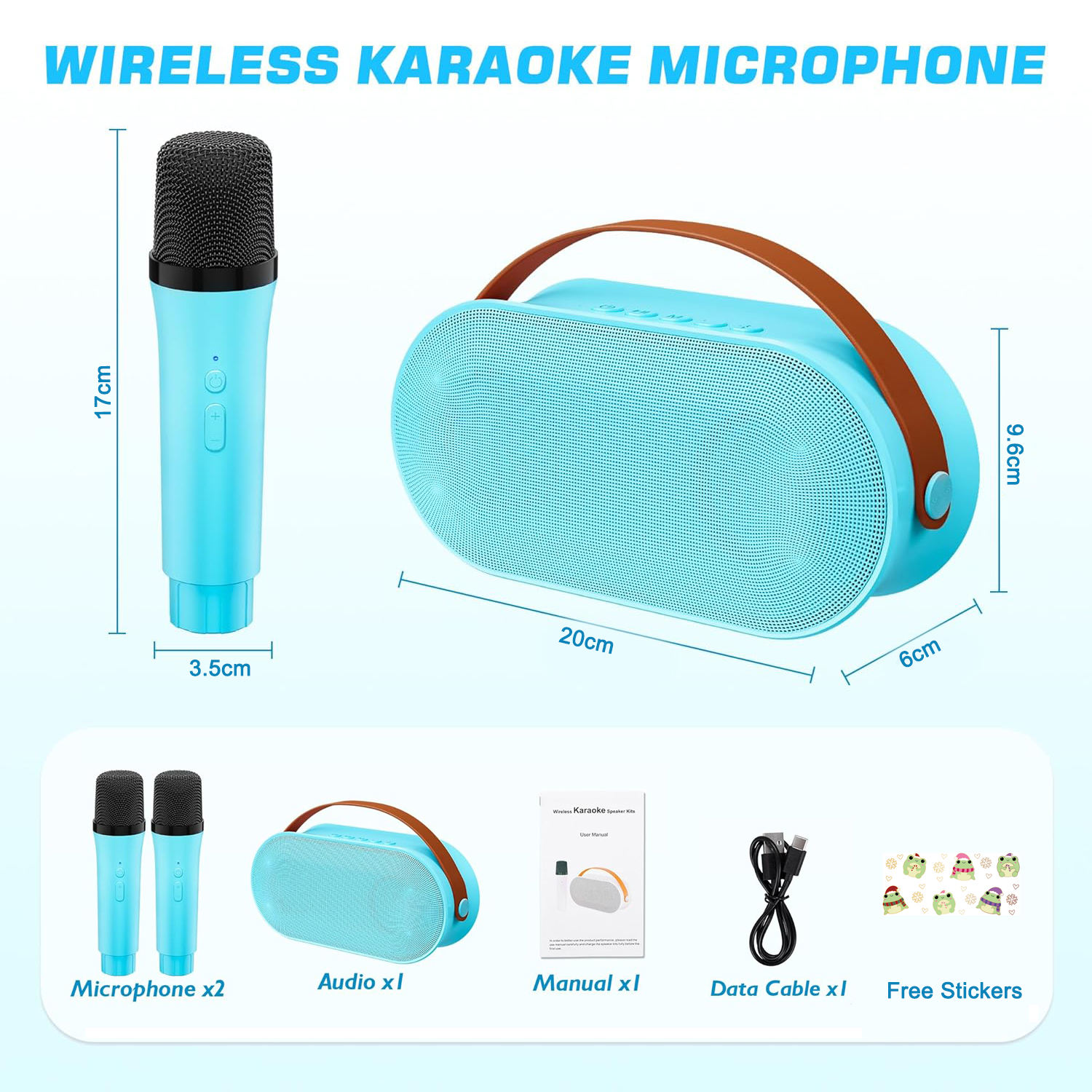 Kalonka Full Karaoke Music System Set Portable KTV Amplifier with RGB LED Lighting Customizable Logo Sound Box - Image 2