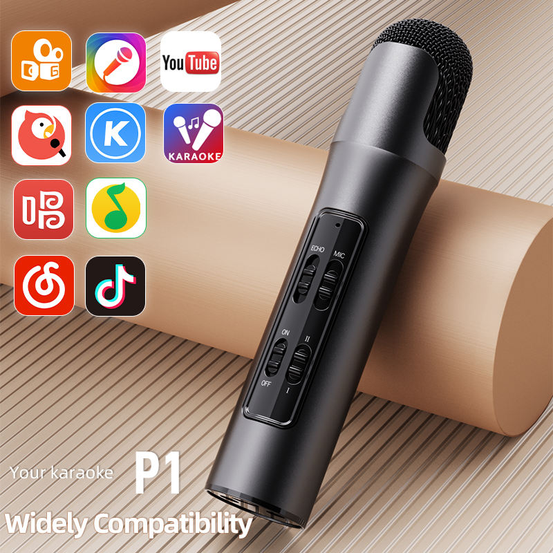 Portable Audio Video Recording Mini Mic Wireless Karaoke Microphone for Mobile iPhone Karaoke Broadcast - Image 4